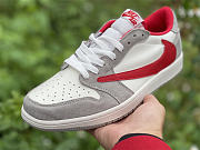 Air Jordan 1 Low SE Light Smoke Grey Gym Red  DC6991-016 - 6