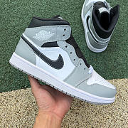 Air Jordan 1 Mid Light Smoke Grey Anthracite - 554724-078 - 3