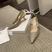 J'ADIOR SLINGBACK PUMP Plumetis KDP711PGR_S10W - 5