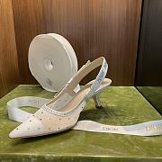 J'ADIOR SLINGBACK PUMP White Plumetis KDP711PGR_S10W - 4