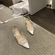 J'ADIOR SLINGBACK PUMP White Plumetis KDP711PGR_S10W - 3