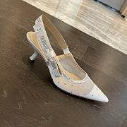 J'ADIOR SLINGBACK PUMP White Plumetis KDP711PGR_S10W - 1