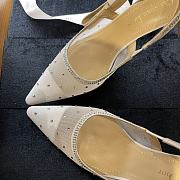 J'ADIOR SLINGBACK PUMP White Plumetis KDP727PGR_S10W - 2
