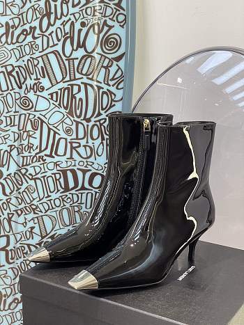 Saint Laurent Opyum Ankle Boots LEATHER 