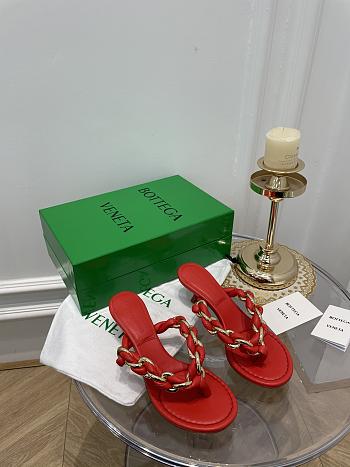 Bottega Veneta Red Dot Sandals