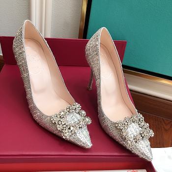 Roger Vivier Trompette Buckle Stripp Pumps
