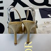J'Adior Slingback Pump Yellow Patent Calfskin - 6