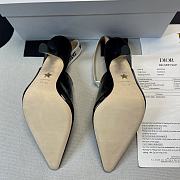 J'ADIOR SLINGBACK PUMP Black Patent Calfskin - 6