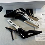 J'ADIOR SLINGBACK PUMP Black Patent Calfskin - 2