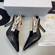 J'ADIOR SLINGBACK PUMP Black Patent Calfskin KDC201VNR_S900 - 2