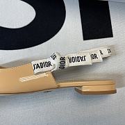 J'ADIOR SLINGBACK PUMP Nude Patent Calfskin Sandals - 3