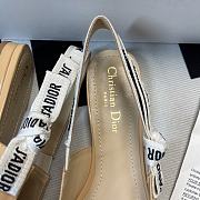 J'ADIOR SLINGBACK PUMP Nude Patent Calfskin Sandals - 4