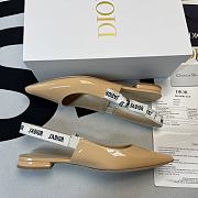 J'ADIOR SLINGBACK PUMP Nude Patent Calfskin Sandals - 2