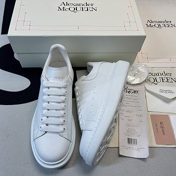 Alexander McQueen Oversized White Leather