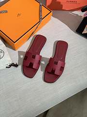Hermes Oran Sandal Pink Leather 005 - 4