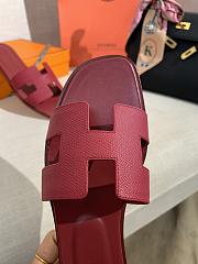 Hermes Oran Sandal Pink Leather 005 - 5