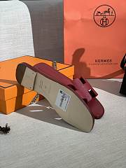 Hermes Oran Sandal Pink Leather 005 - 2