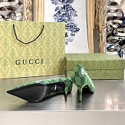 Women's The Hacker Project Square Knife Pump Green 008 - 6