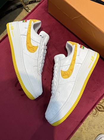 Louisvuitton x OFF-WHITE x Nike White-Yellow 0102