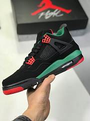 Air Jordan 4 Retro NRG Black Gorge Green Varsity Red AQ3816-063 - 6