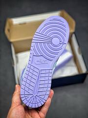 Air Jordan 1 Mid Purple Aqua (GS)  554725-500 - 5