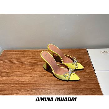 Amina Muaddi AM High Heel Sunflower 0013