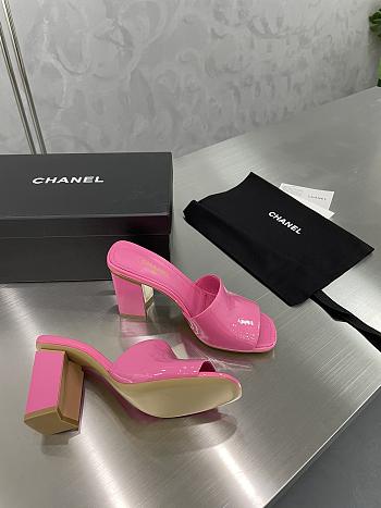 Chanel Chunky Heel Slippers 44255