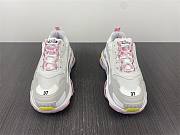 Balenciaga Triple White Gray Pink Yellow Macron Original Version Z Number 002341 - 3