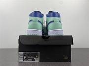 Air Jordan 1 Mid Mystic Navy Mint Foam  554724-413 - 2
