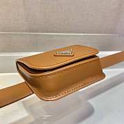 Prada brown leather belt bag 001 - 2