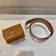 Prada brown leather belt bag 001 - 4