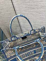 Dior book tote blue tiger 36cm 2022 - 2