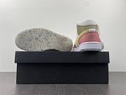 Air Jordan 1 Mid SE Pastel Vivid Green Grind (GS)  DJ0338-100 - 4