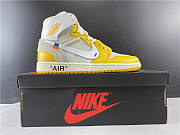 Air Jordan 1 Retro High Off-White Canary Yellow AQ0818-149  - 3