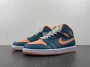 Air Jordan 1 Mid Dark Teal Green (Women's)  BQ6472-308 - 5