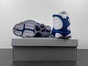 Air Jordan 13 White Gray Blue 009 - 5