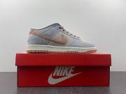 NIKE DUNK LOW Grey Blue Pink Fossil Rose DH7577-001 - 5