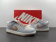 NIKE DUNK LOW Grey Blue Pink Fossil Rose DH7577-001 - 4
