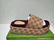 Gucci platform slide sandal 001 - 2