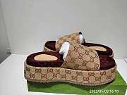 Gucci platform slide sandal 001 - 5
