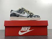 Nike Dunk Low RETRO Deconstructed VIDE Style Distressed Leather High Street Low Top Retro Cashew Deconstructed Gray Beige DD1503-109 - 6