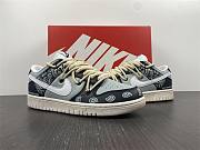 Nike Dunk Low RETRO Deconstructed VIDE Style Distressed Leather High Street Low Top Retro Cashew Deconstructed Gray Beige DD1503-109 - 2