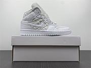Air Jordan 1 Mid Quilted White (Women's) DB6078-100  - 5
