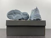 BALENCIAGA Men's TRIPLE S Series Daddy Shoes Ice Blue 524039 - 3