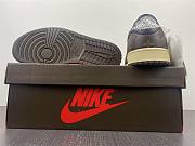 Travis Scott x LV x Nike Air Jordan 1 Low Brown Black White CM7866-126 - 3
