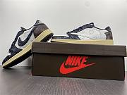 Travis Scott x LV x Nike Air Jordan 1 Low Brown Black White CM7866-126 - 6