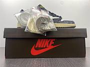 Travis Scott x LV x Nike Air Jordan 1 Low Brown Black White CM7866-126 - 4