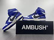 Nike Dunk High x AMBUSH Royal Blue White Black Blue CU7544-400 - 5