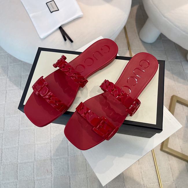Gucci sandal Red 002 - 1
