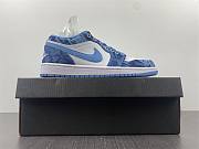AirJordan 1 Low Washed Denim (GS) DM8947-100 - 5